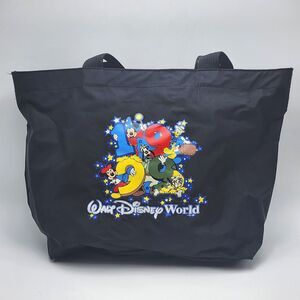 Walt Disney World Vintage 1999 Fab 5 Mickey Minnie Goofy Large Nylon Tote Bag